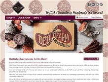 Tablet Screenshot of delifarmcharcuterie.co.uk